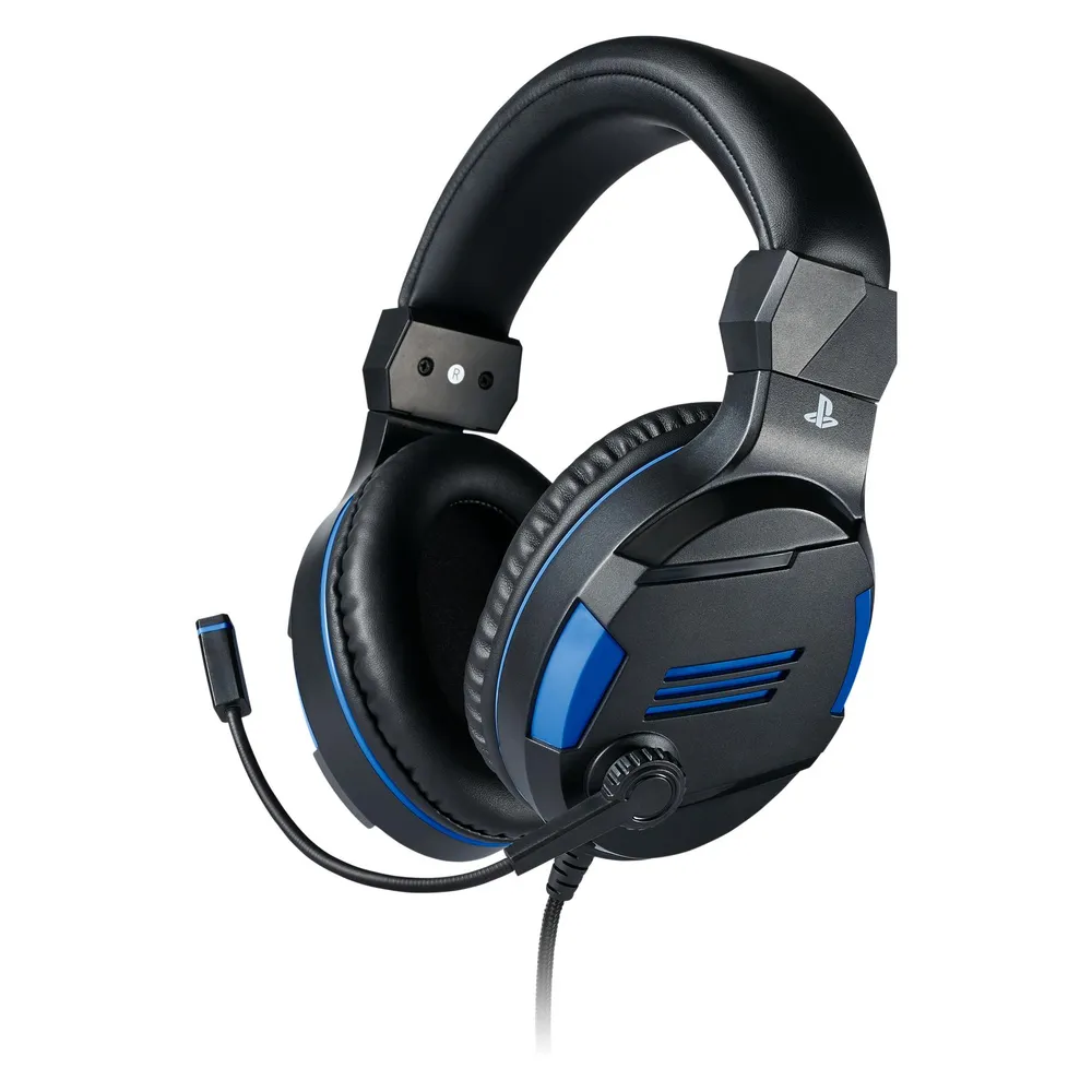 PS4 Stereo-Gaming-Headset schwarz/blau