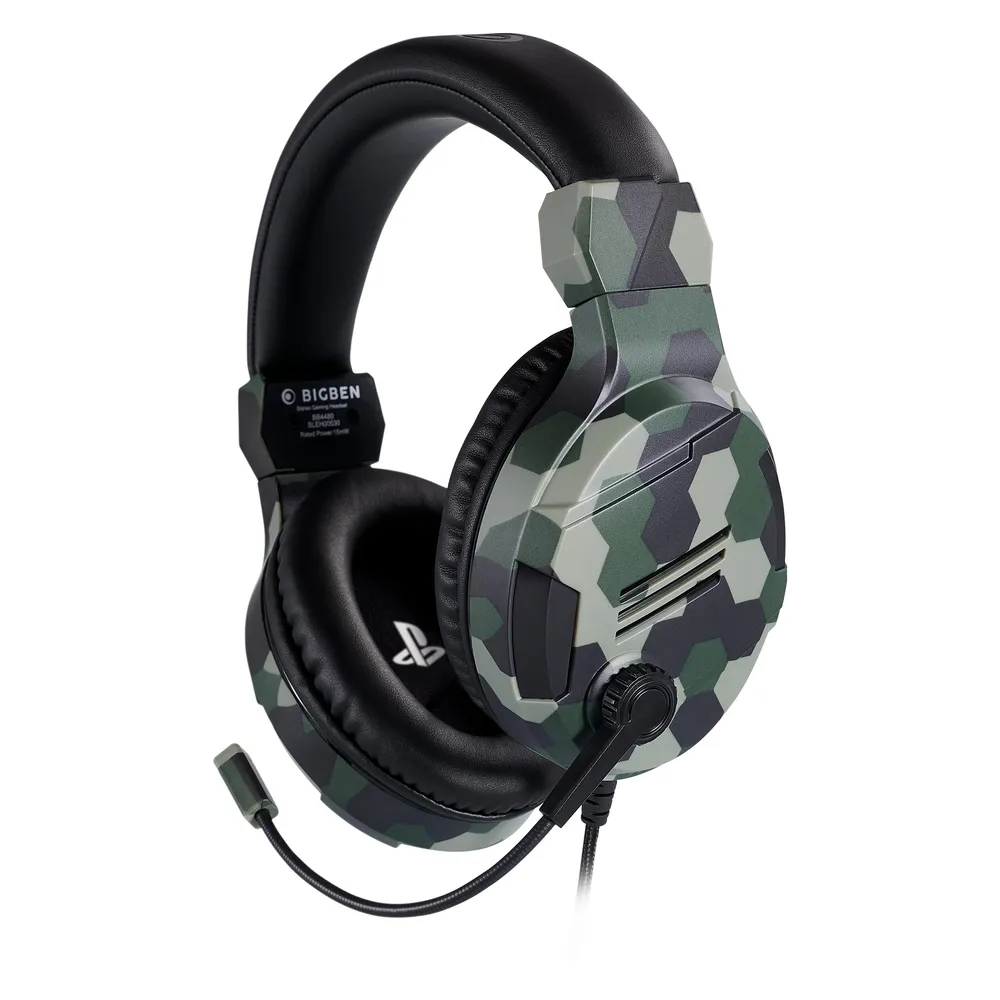 PS4 Stereo-Headset V3 camo grün