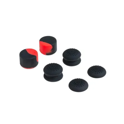 Daumengriff BIGBEN NACON PS5THUMBGRIP Silikon Schwarz Rot 6 Stück