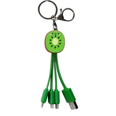 Handykabel BIGBEN YKCABLEMLTKIWI Micro-USB A Lightning USB C 0,15 m Kunststoff