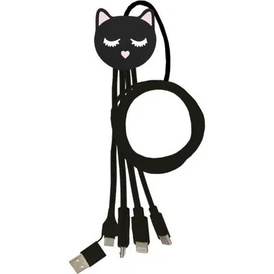 USB Kabel Bigben Connected YKCBLANDYXXLCATB Multi-Anschluss 1 m Schwarz