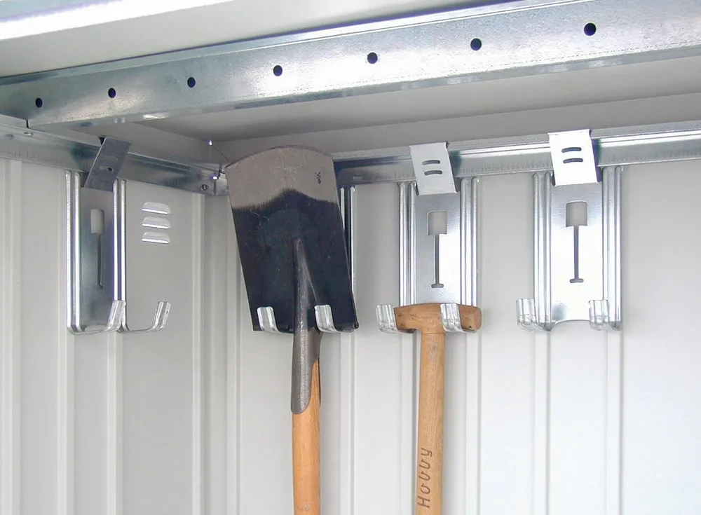 Biohort Wandhalterung für Geräte passend zu Gerätehaus, Geräteschrank, (4-Stk.-Packung)