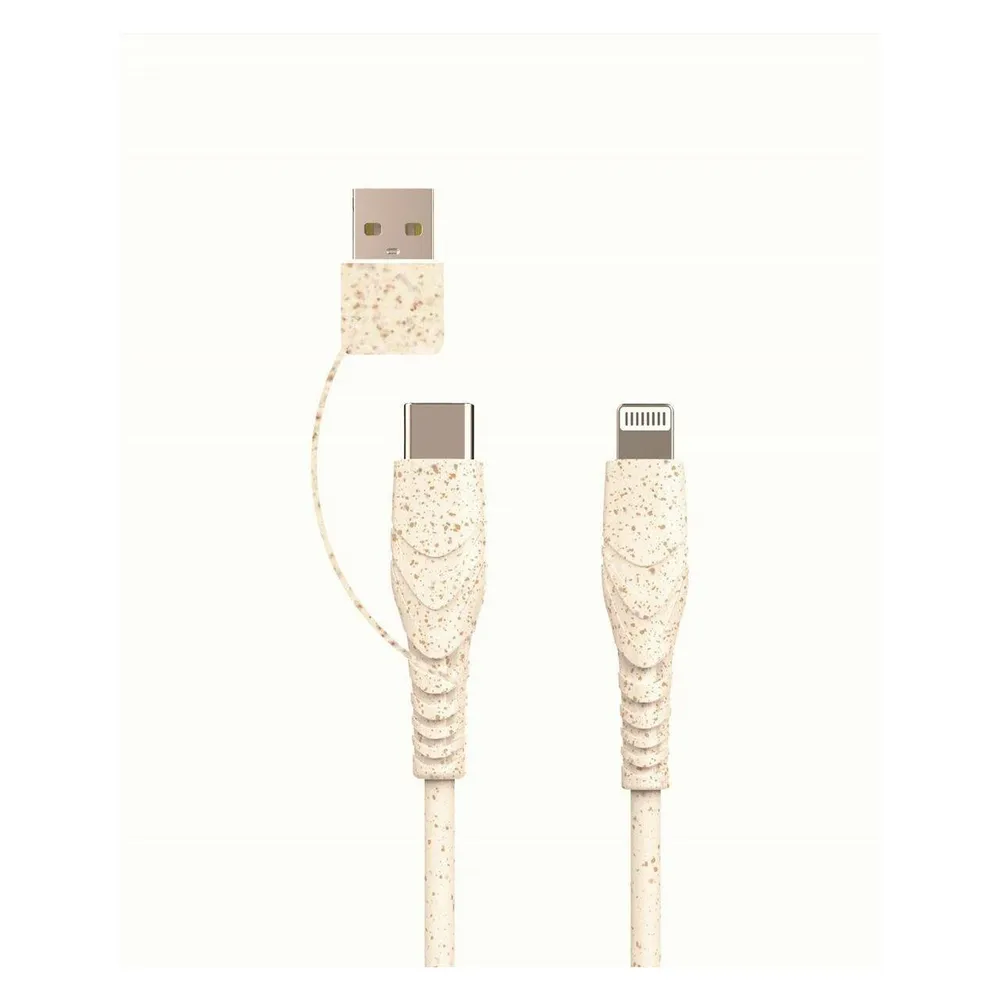 BIOnd USB-C to Lightning&USB-A 3A 1.2M