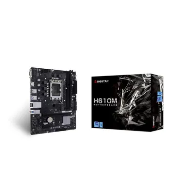 Motherboard Biostar H610MHC 2.0 Intel H610 LGA1700 DDR4 Micro ATX VGA HDMI M.2
