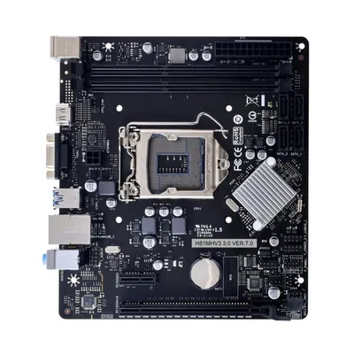 Motherboard Biostar H81MHV3 3.0 H81 LGA1150 DDR3 Micro-ATX Gigabit LAN