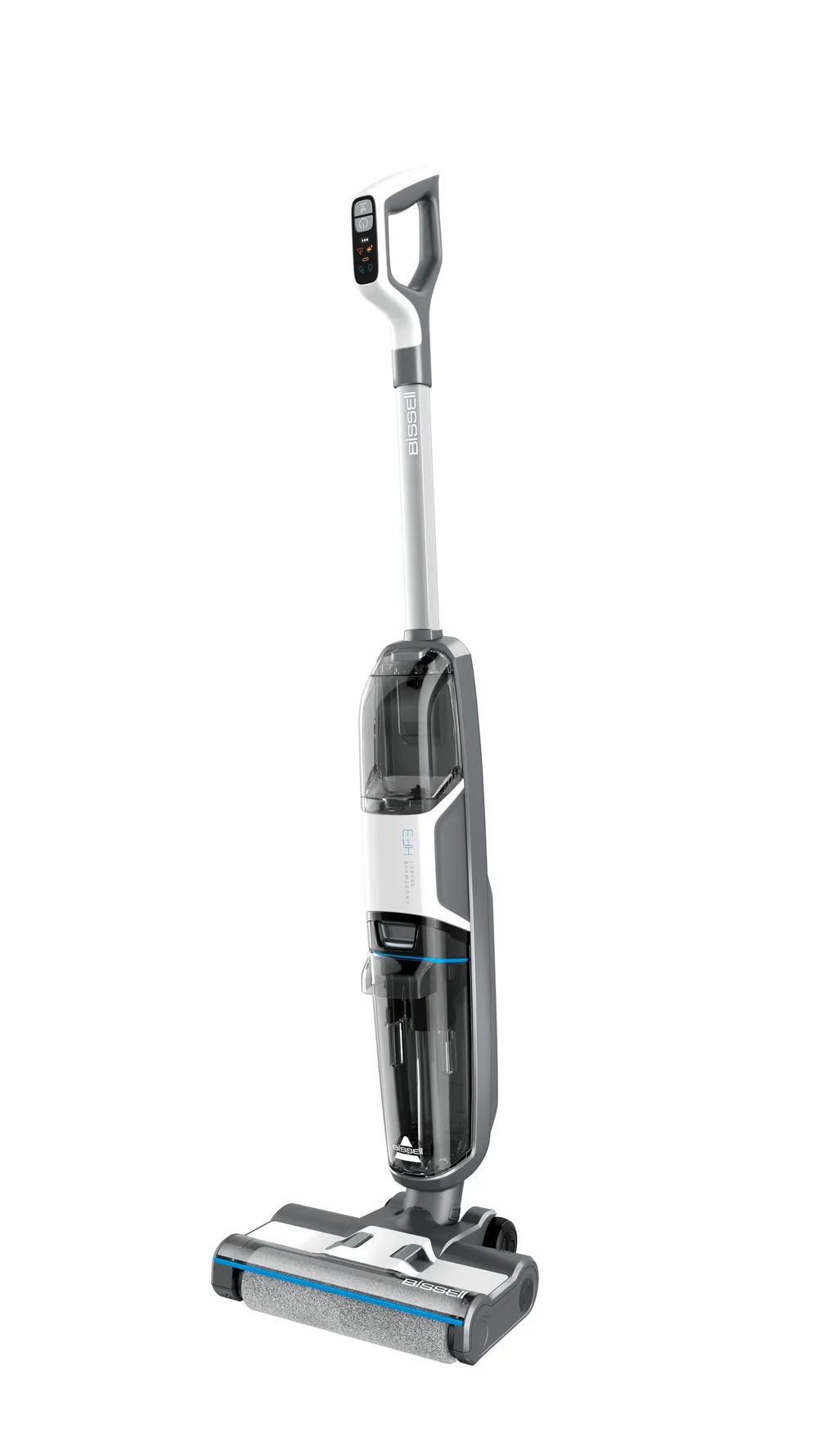 Bissell Nass-Trocken-Sauger 3639N, CrossWave® HF3 Cordless Select, kabellos, einfach, 44 W, beutellos, manövrierbar, für Hartböden, Dual-Tank, saugt & wischt gleichzeitig