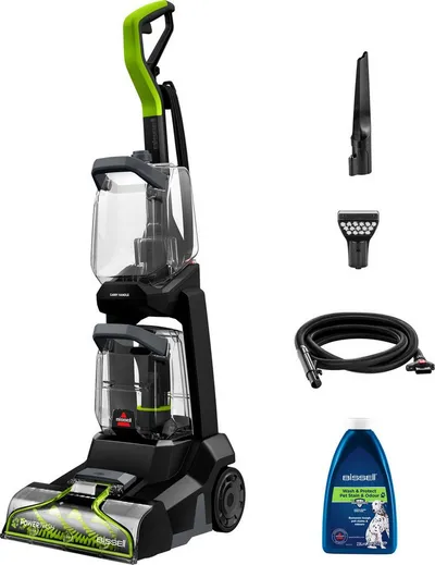Bissell Wasch-Sauger 3878N, PowerWash™ Pet Teppichreiniger, 600W, Dual-Tank, 600 W, beutellos, reinigt Haustierflecken auf Teppichboden, Polster, Treppe