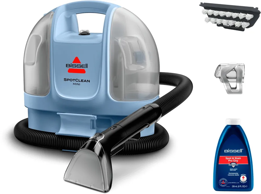 Bissell Wasch-Sauger SpotClean Mini Select, leicht & klein, starke Saugleistung, Dual-Tank, 330 W, beutellos, 12.5kPa, reinigt Flecken auf Teppich, Polster, Autositz