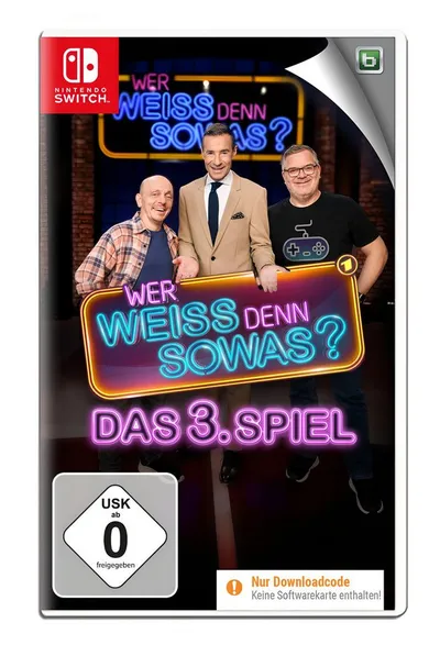 Wer weiss denn sowas? - Das 3. Spiel (Code in a Box) Nintendo Switch