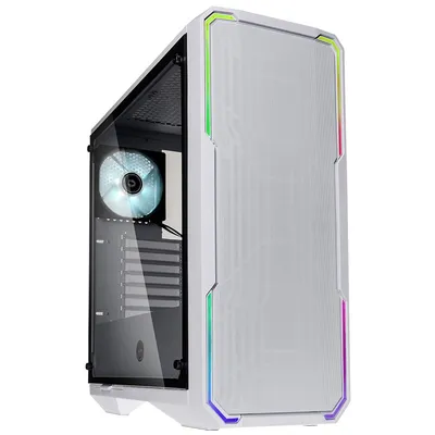 BitFenix Enso Mesh Mid-Tower ATX Tempered Glass RGB Weiß