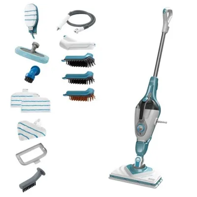 Dampfreiniger Black & Decker BHSM1610DSM tragbar Aqua/Weiß 1600W 0