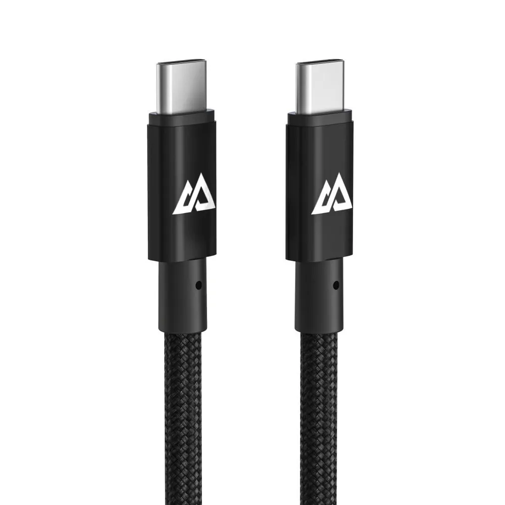 Ladekabel, USB-C - USB-C, 240 W, 10 Gbit/s, 1,2 m, Schwarz