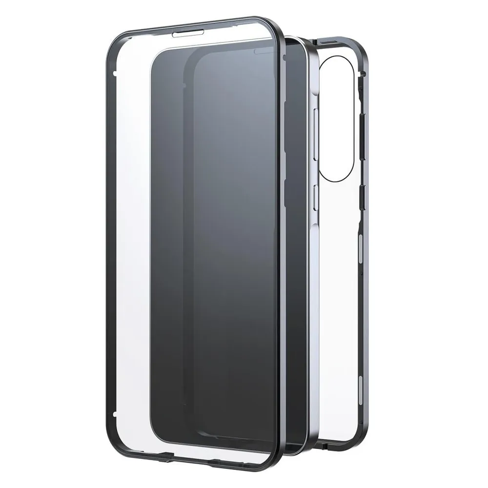 "Cover ""360° Glass"" für Samsung Galaxy A55, Schwarz (00226351)"