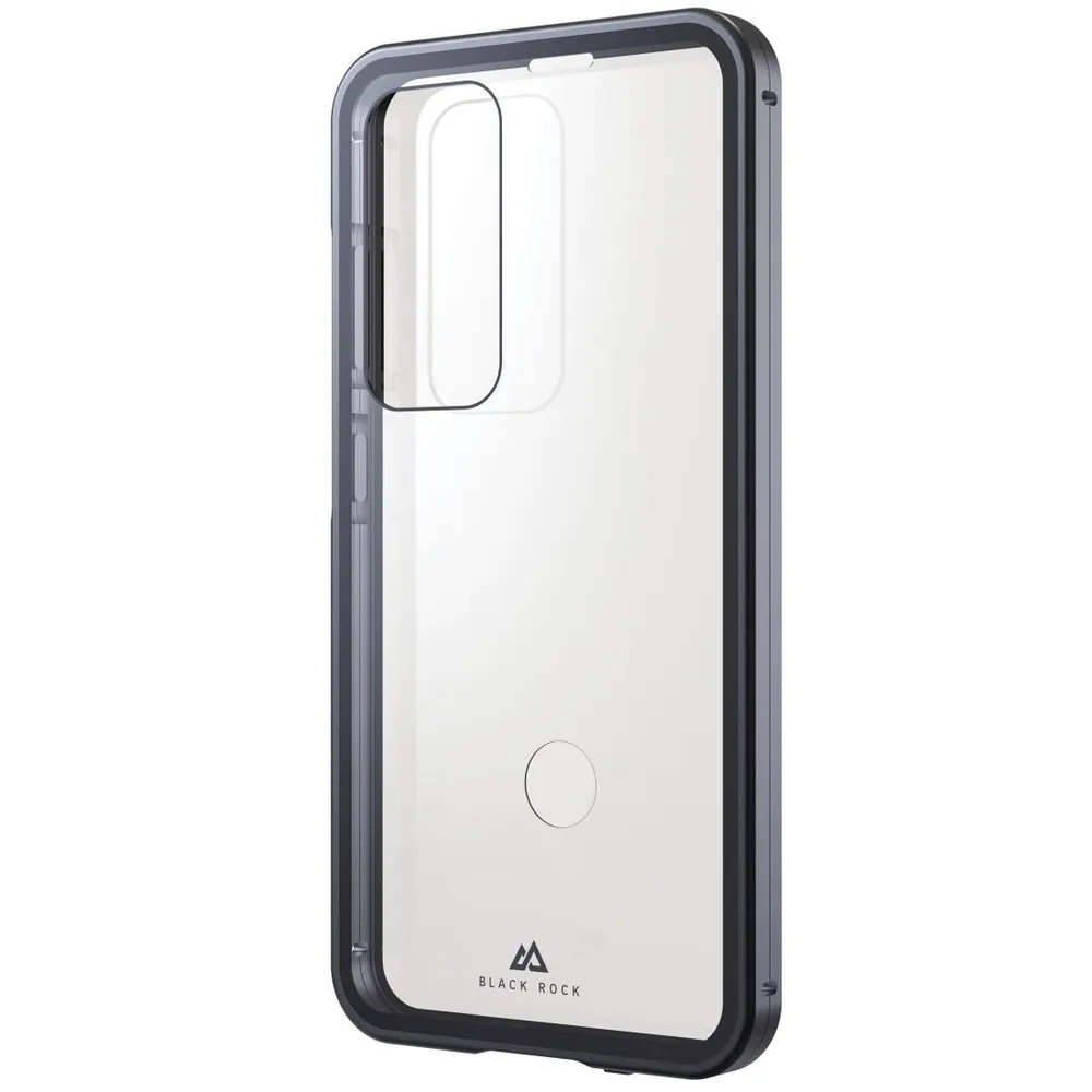"Cover ""360° Glass"" für Samsung Galaxy S25, Schwarz (00229674)"