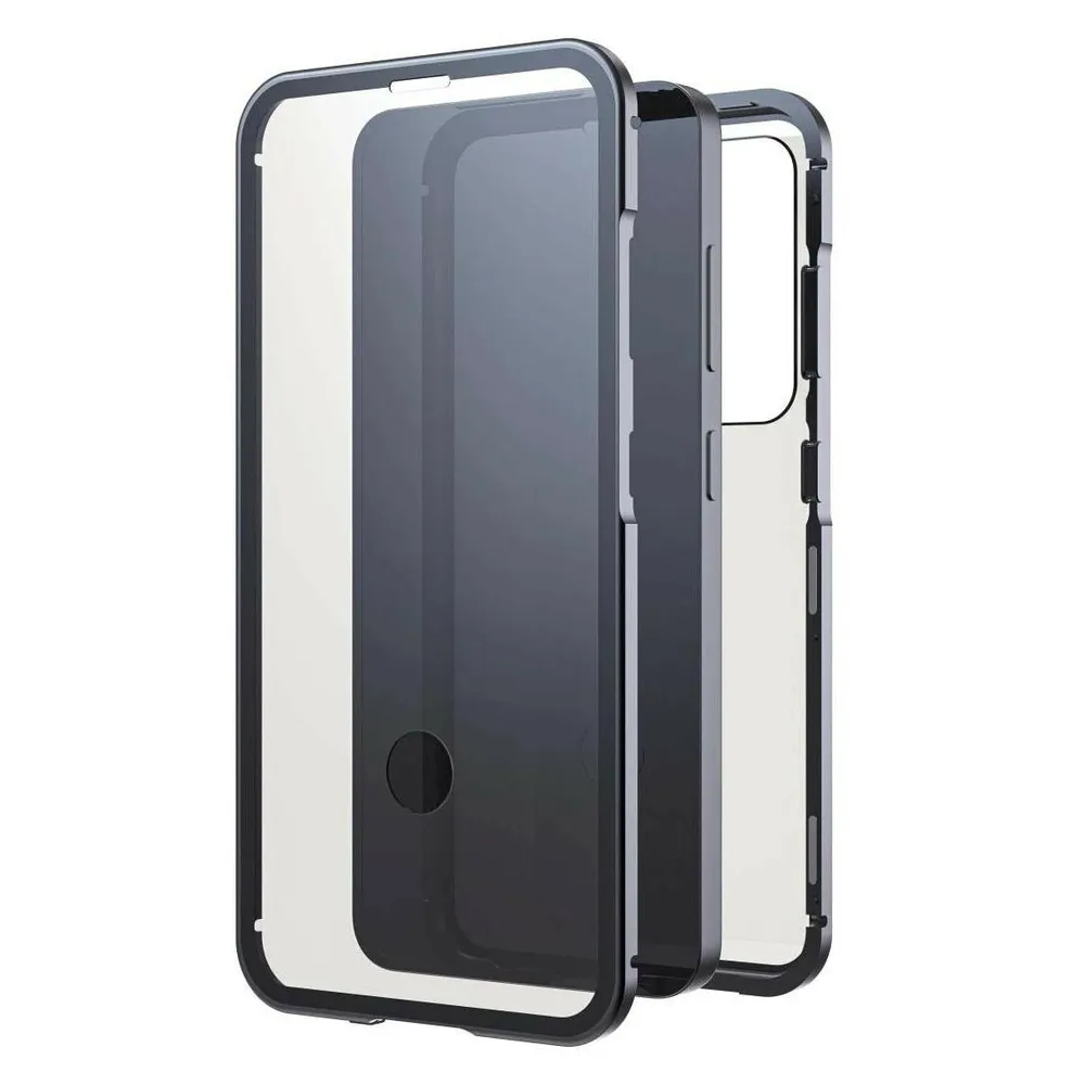 Cover "360° Glass" für Samsung Galaxy S25, Schwarz