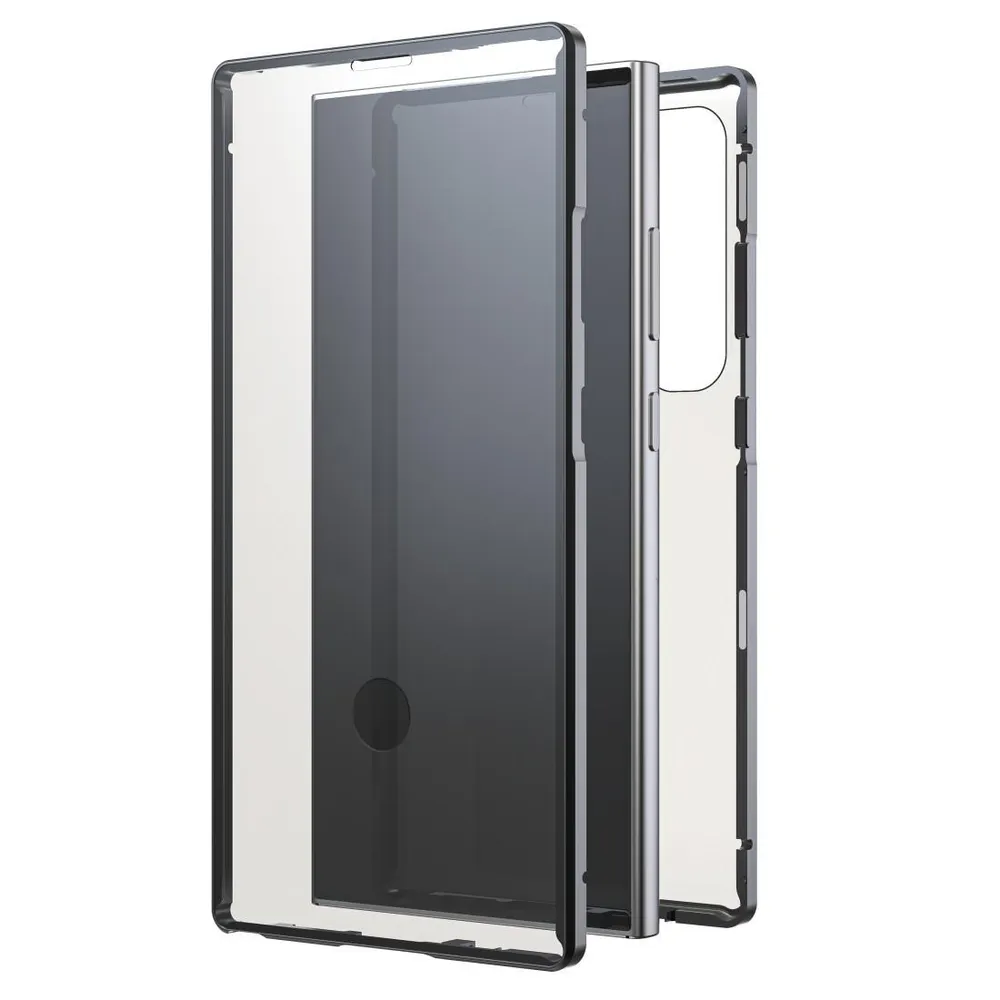 "Cover ""360° Glass"" für Samsung Galaxy S24 Ultra, Schwarz (00226131) Handyhülle"