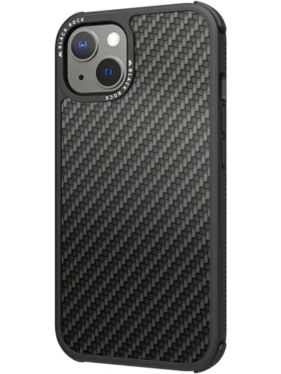 "Cover ""Robust Real Carbon"" für Apple iPhone 13, Schwarz (00217018) Handyhülle"