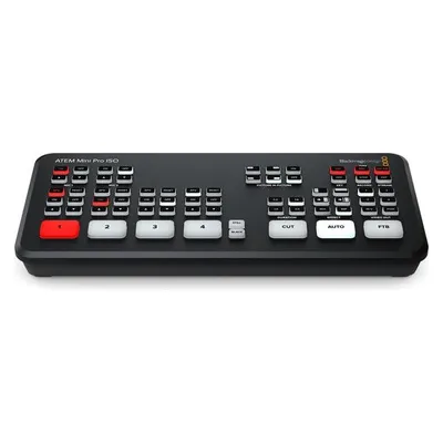 Videomischer Blackmagic ATEM Mini Pro ISO Full HD 4x HDMI Streaming Aufnahme