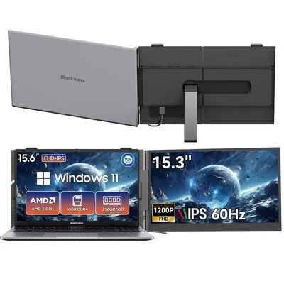 Blackview Acebook 6 AMD Ryzen 5 3500U 16 GB RAM 256 GB SSD Windows 11 Home Integrierte Grafik 180°-Scharnier TÜV Rheinland