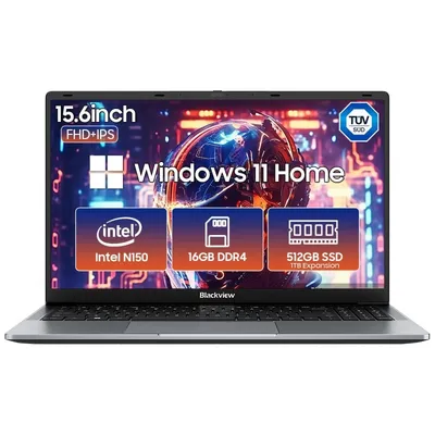 Laptop Blackview Acebook 6 15.6" Intel N150 16GB 512GB SSD Intel Grafik Windows 11 Home