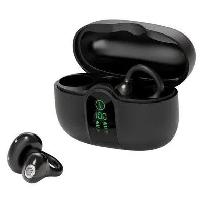 Kopfhörer Blackview AirBuds 15 kabellos Bluetooth 6.0 Offenes Clip-Design ENC IPX5 Schwarz