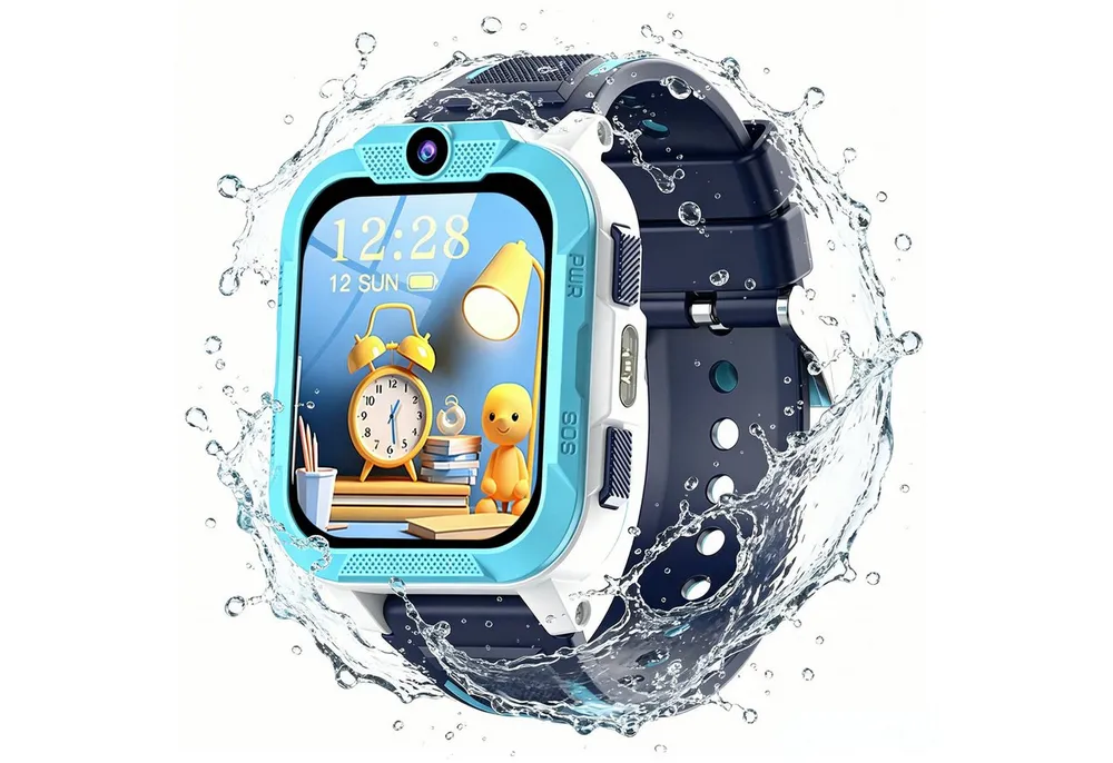 blackview 2026 Kinderuhr 4G LTE GPS Kamera Videoanruf 1,85 Zoll 5–16 Jahre Smartwatch, 1,85", GPS+LBS+WiFi, 4G-LTE, IP68, Knips-Freunde, mit Taschenlampe