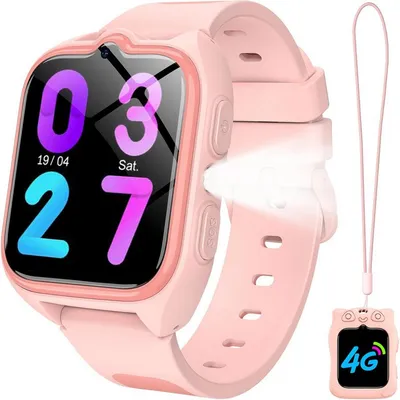 blackview Kinder Smartwatch 4G GPS – Telefon, Videochat, SOS, Ortung, Schulmodus Smartwatch (1.75 Zoll), 1-tlg., 1×Smartwatch, 1×Halsband, 1×Ladekabel, 1× Bedienungsanleitung( DE), GPS+WLAN+LBS Ortung,800 mAh,LED-Taschenlampe,Mit SIM-Kartensteckplatz