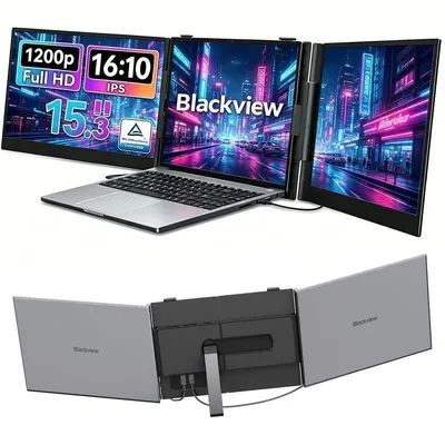 Monitor Blackview DCM8 15,3" WUXGA 60Hz IPS Ultradünn USB-C 100W Lautsprecher