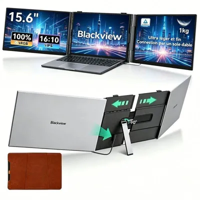Monitor Blackview DCM8 Pro 15.3" Full HD IPS USB-C Triple Portabel