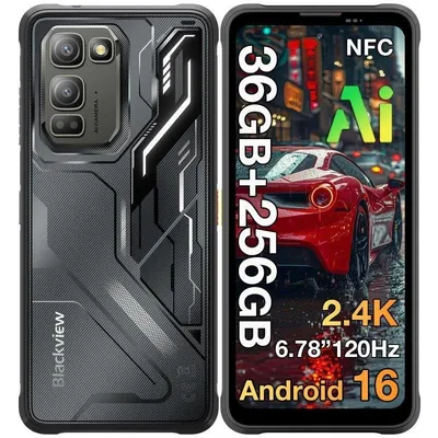 Blackview Fort 5 4G 12GB 256GB 6,78" Schwarz NFC