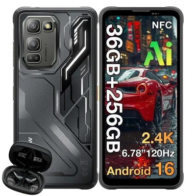 Blackview Fort 5 4G 12GB 256GB Schwarz 6,78 Zoll NFC