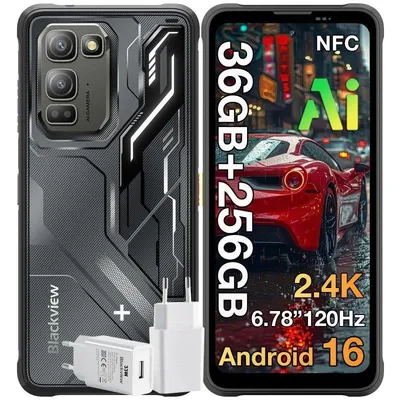 Blackview Fort 5 4G 12GB 256GB 6,78" NFC Schwarz Dual SIM