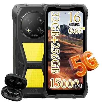 Blackview Rock 2 Pro 5G 8GB 256GB 6,67" Schwarz Verstärktes Gehäuse