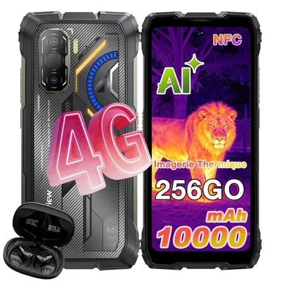 Blackview Rock 3 4G 8GB 6.78" 256GB Schwarz NFC