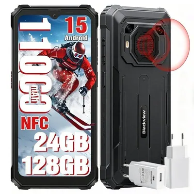 Blackview BV6200 Plus 4G 8GB 128GB Schwarz 6,56" Rugged Smartphone