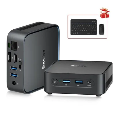 Mini PC Blackview MP50 AMD Ryzen 5 3500U 16GB 512GB SSD Vega 8 Windows 11 Pro Schwarz