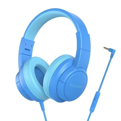 Kopfhörer Blackview FitBuds K1 kabelgebunden 3,5 mm Kinder Mikrofon 3D Sound Blau