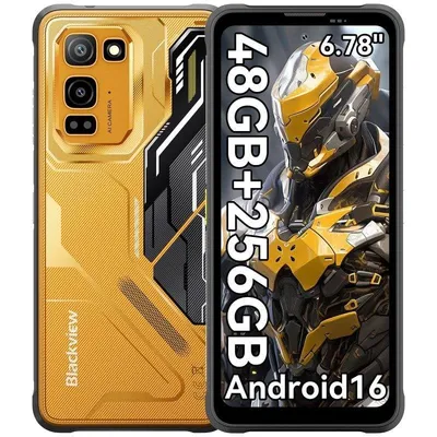 Blackview Fort 5 4G 12GB 6.78" 256GB Gelb FHD+ Display