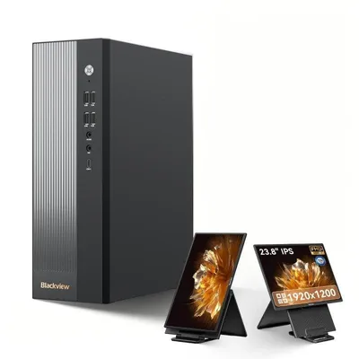 Mini PC Blackview Nex60 Intel Core 5 210H 16GB 512GB SSD UHD 23.8" Tragbarer Monitor