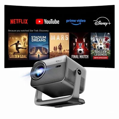 Beamer Blackview PV1000 Max 1080P 1000 Lumen 150" LED LCD Smart TV