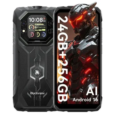 Blackview Rock 1 4G 8GB 6.56" 256GB Schwarz Dual-SIM
