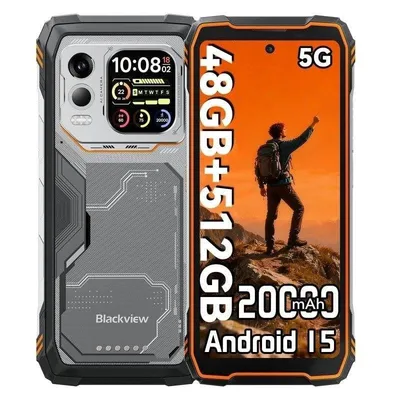 Blackview Xplore 1 Pro 5G 16GB 512GB Orange 6,78" Extrem robust