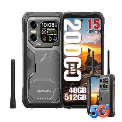 Blackview Xplore 1 5G 16GB 6,78" 512GB Schwarz Dual-SIM