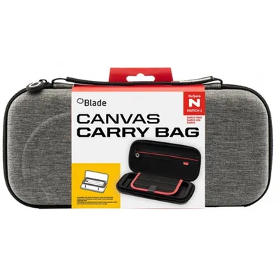 Blade Canvas Tragetasche Grau Hülle für Nintendo Switch 2
