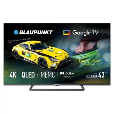 TV Blaupunkt QLED 43QBG6000S 43" 4K Google TV Dolby Audio Chromecast