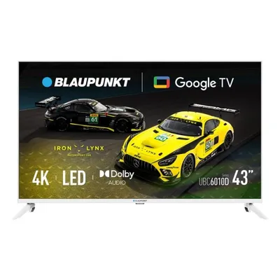 TV Blaupunkt LED 43UBG6010S 43" 4K Google TV HDR Dolby Audio Weiß