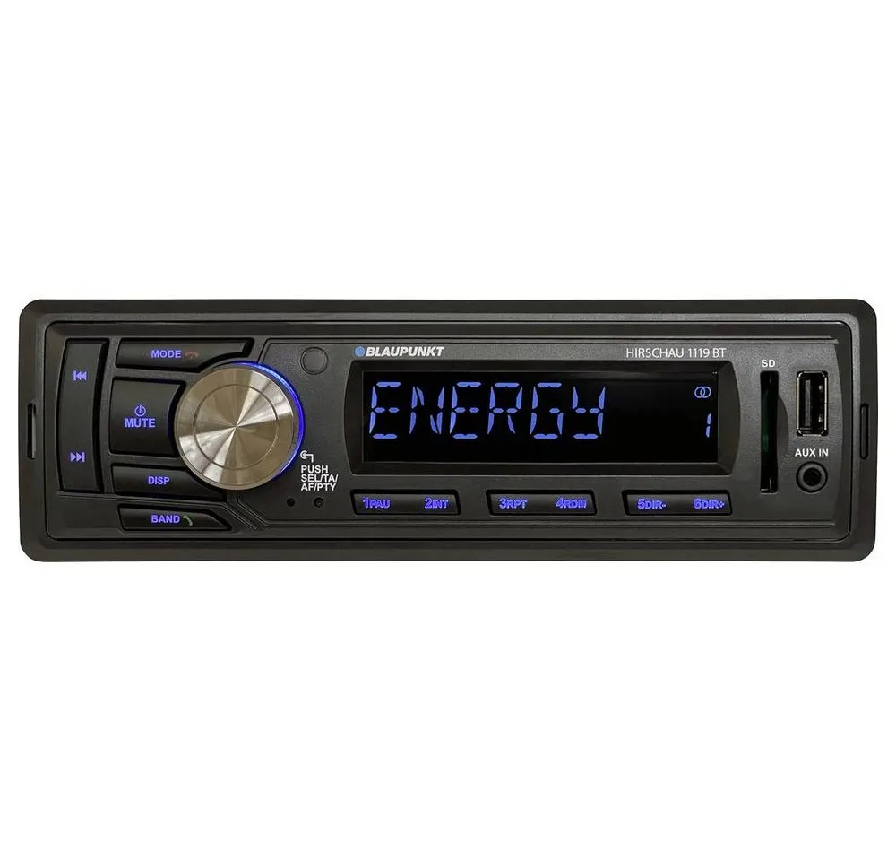 Blaupunkt HIRSCHAU 1119BT Autoradio Bluetooth®-Freisprecheinrichtung Autoradio (Bluetooth®-Freisprecheinrichtung)