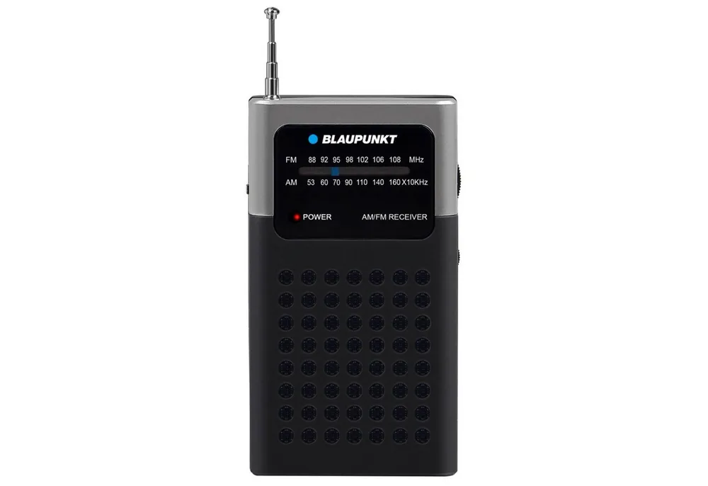 Blaupunkt PR4BK Retro-Radio (0,30 W, Taschenradio AM/FM Tragbares Radio)