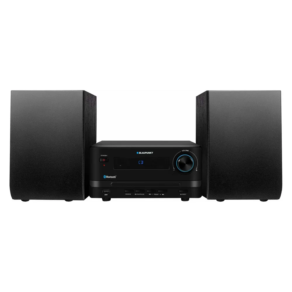 Micro-HiFi-Anlage Blaupunkt MS14BT 45W Bluetooth CD USB FM LED Schwarz