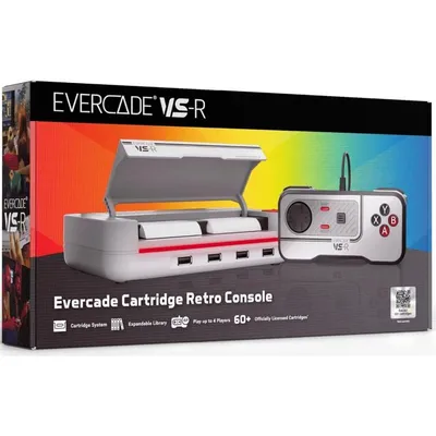 Blaze Entertainment Evercade VS-R Retro Konsole TV-Unterstützung Weiß